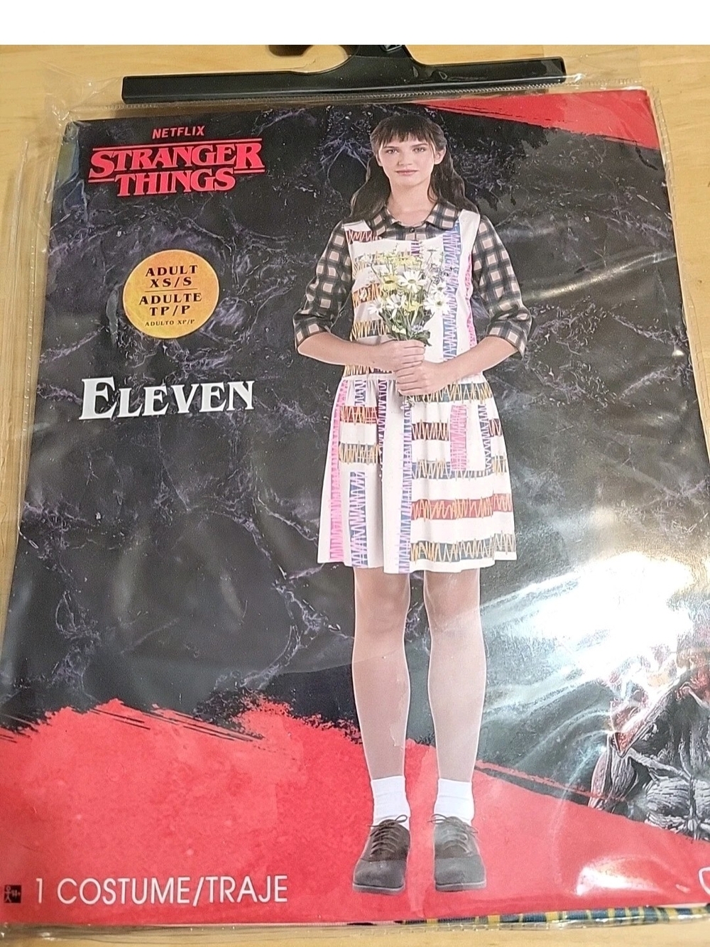 Netflix Stranger Things Dress with Black-and-White Plaid Shirt #3036